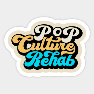 Pop Culture Rehab Logo Sticker